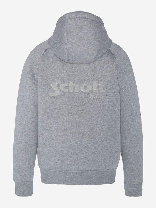 Schott NYC SW4021 Neopren Fleece Grey