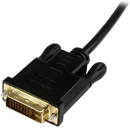 StarTech Cable DVI-D male - Passive mini DisplayPort male 0.90m Μαύρο (MDP2DVIMM3B)