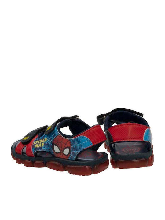 Kinder Sandalen 13SP3N08LA mit Klettverschluss & Lichtern Blau