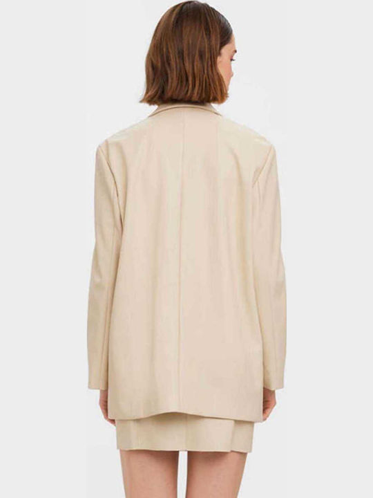 Vero Moda Olivia Γυναικείο Σακάκι Μπεζ