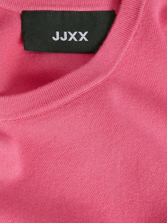 Damen Sommer Crop Top Ärmellos Carmine Rose