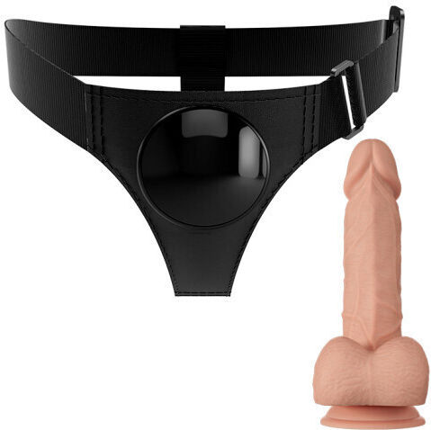 Pretty Love Jerry Harness με Dildo 21.8cm στο χρώμα του δέρματος