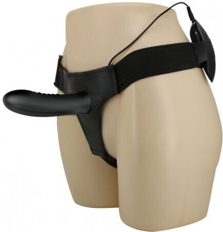 Pretty Love Myron Harness με Dildo 18cm και Δόνηση σε Μαύρο Χρώμα