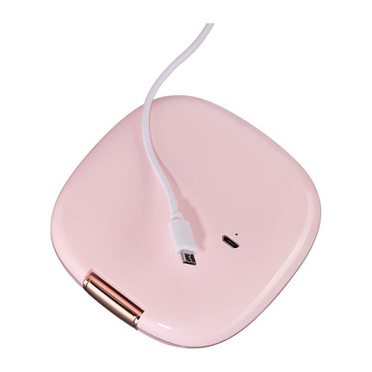 Mon Reve Makeup Mirror Hand with Light Zoom x10 Pink