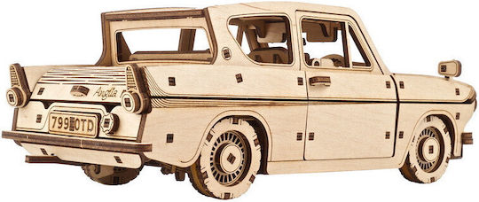 Ugears Jucărie de Construcție din Lemn Flying Ford Anglia