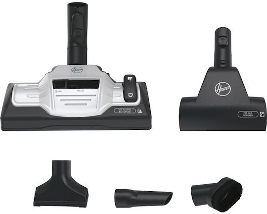 Hoover HE520PET 011 Ηλεκτρική Σκούπα 700W με Σακούλα 3.5lt Μαύρη