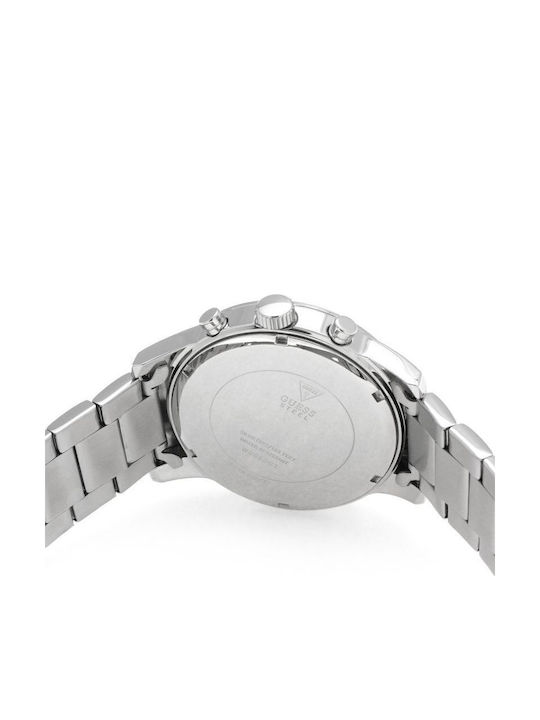 Guess Men's Watch 42mm Chronograph Battery with Silver Metal Bracelet