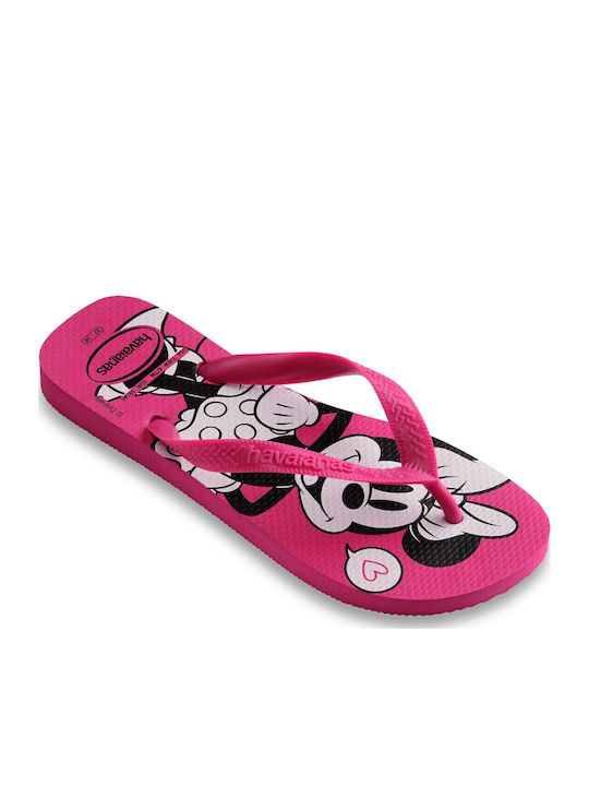 Παιδικές Σαγιονάρες Flip Flops Φούξια Top Disney