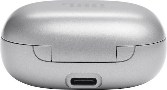 JBL Live Flex Earbud Bluetooth Handsfree Earphones with Charging Case Silver