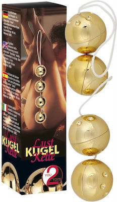 You2Toys Lust Kugel Kette Вагинални топки Златни