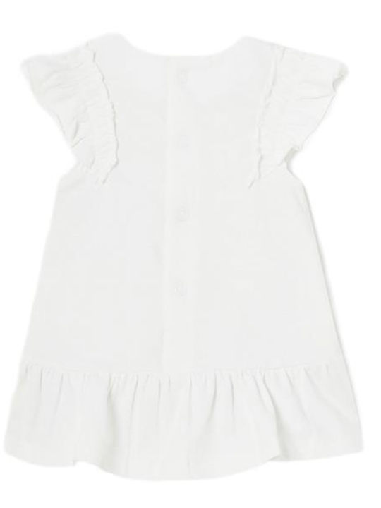 Mayoral Kids Dress Short Sleeve White