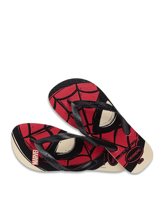 Top Marvel Herren Flip Flops Schwarze