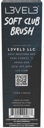 L3vel3 Soft Club Fade Hair Salon Brush