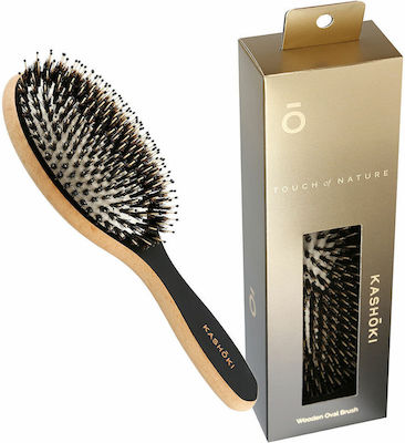 Kashoki Touch of Nature Brush Hair for Hair Styling Black