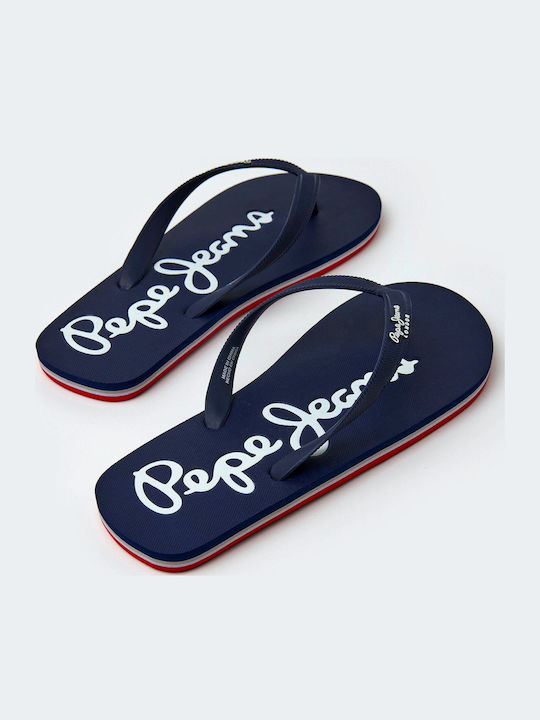 Bay Beach Men's Flip Flops Blue