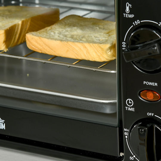 HomCom Electric Countertop Oven 10lt without Burners