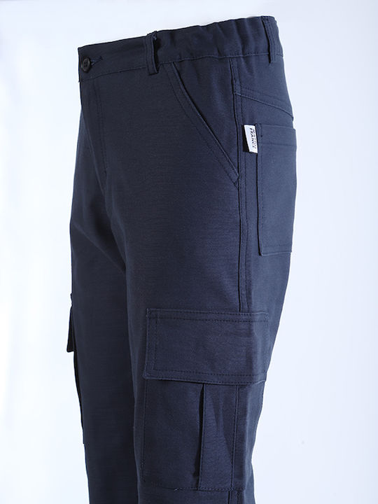 Matoufrance Pantaloni cargo copii din material textil Albastru