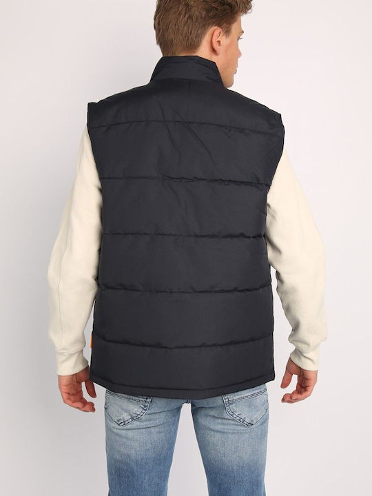 Only & Sons Men's Sleeveless Puffer Jacket Navy Blue