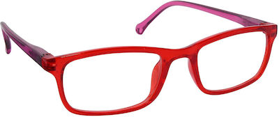 Eyelead E215 Reading Glasses +1.00 in Red color E215 E 215