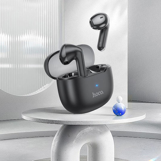 Hoco EW29 In-ear Bluetooth Handsfree Ακουστικά με Θήκη Φόρτισης Μαύρα
