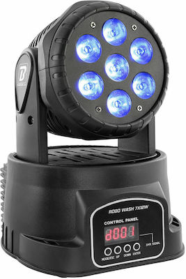 BoomToneDj Moving Light Wash LED with Robotic Head RGBW