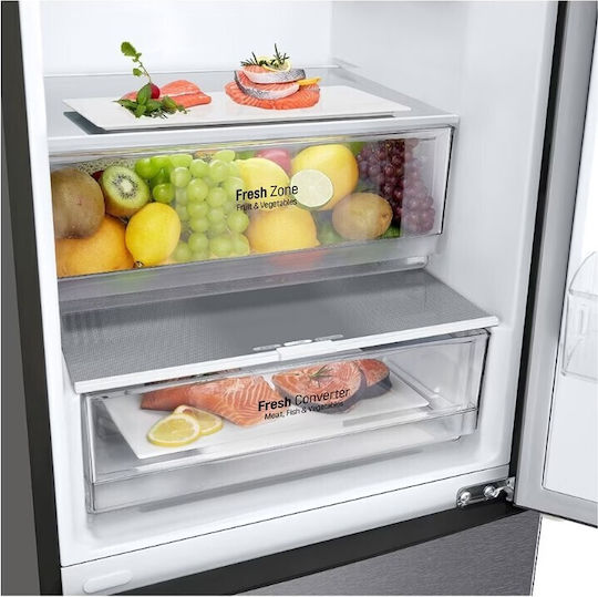 LG Kühl-Gefrierkombination 384Es Total NoFrost H203xB59.5xT67.5cm. Gray GBP62DSXCC1