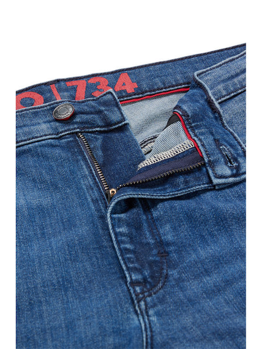 Men's Jeans Pants with Slim Fit Blue