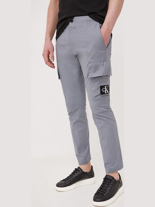 Trousers Cargo Elastic Gray