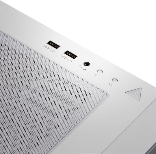 Adata XPG Starker Air Gaming Middle Tower Carcasă Calculator cu Fereastră Laterală și Iluminare RGB Alb