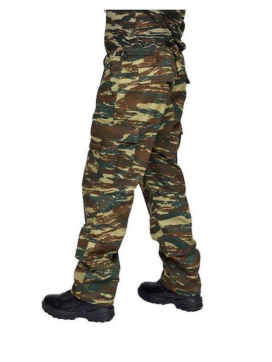 Ergo 011 Pantaloni Militari Greacă în Culoare Kaki