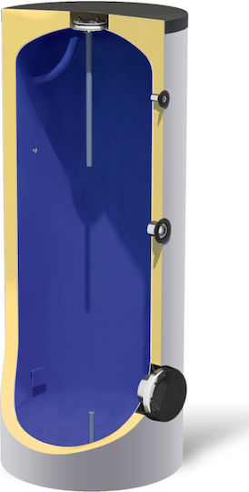 Nobel Boiler Λεβητοστασίου Glass 300lt με δύο Εναλλάκτες