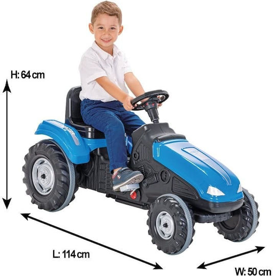 Kids Foot-to-Floor Ride On Tractor with Pedal Red