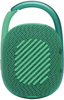 JBL Clip 4 Eco Waterproof Bluetooth Speaker 5W with Battery Life up to 10 hours Green