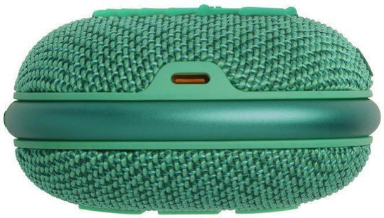 JBL Clip 4 Eco Αδιάβροχο Ηχείο Bluetooth 5W με Διάρκεια Μπαταρίας έως 10 ώρες Πράσινο