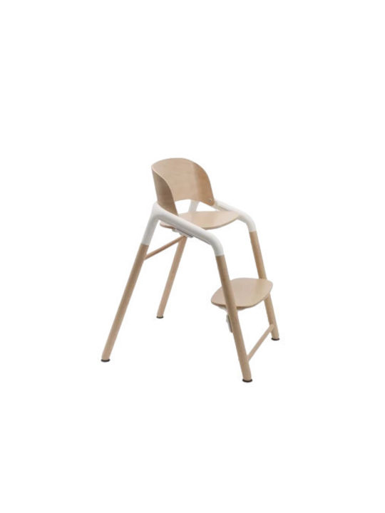 Bugaboo Giraffe Highchair & Wooden Seat Neutral Wood White