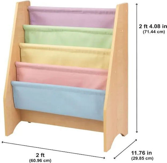 Wood Floor Bookcase