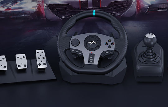 PXN PXN-V9 v1 Lenkrad mit Gangschaltung und Pedalen für PC / PS3 / PS4 / Schalter / XBOX Eins / Xbox Serie X/S