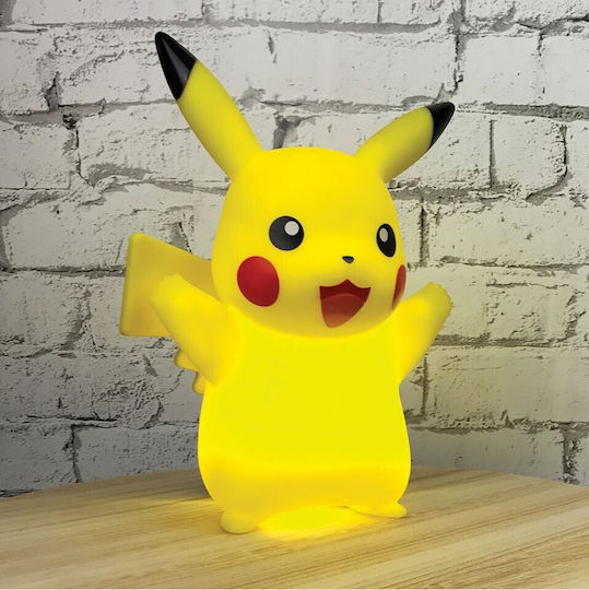 Teknofun LED Детско Декоративно Осветление Touch Pikatchu Жълт 25εκ.