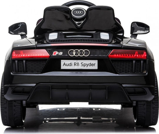 Audi R8 Spyder Două Locuri cu Telecomandă Licențiat 12 Volți Negru