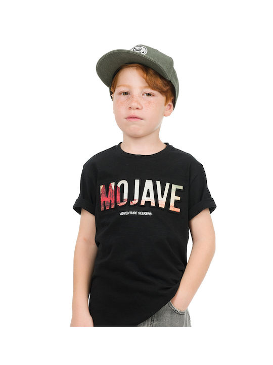 Energiers Kinder-T-Shirt Schwarz