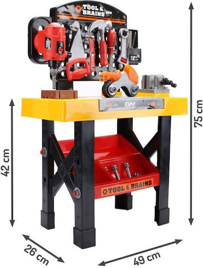 Ecotoys Παιδικός Πάγκος 75 εκ. 39τμχ