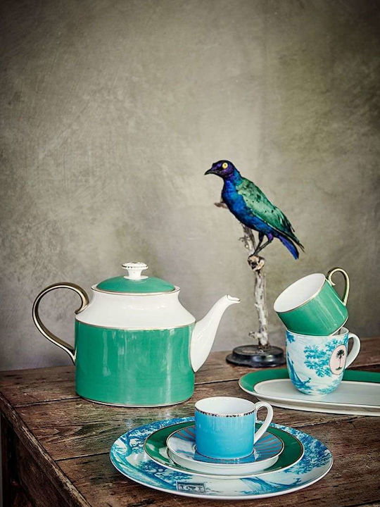 PiP Studio Chique Τσαγιέρα Πορσελάνης Gold Green 1800ml