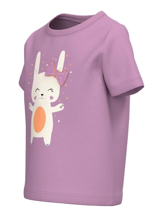 Kinder-T-Shirt Flieder