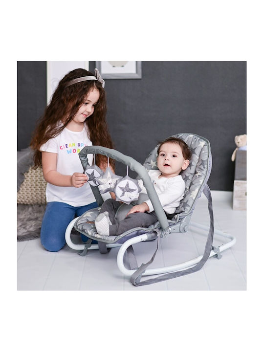 Lorelli Manual Baby Relax Eliza Mellow Roze Bear for Child up to 9kg