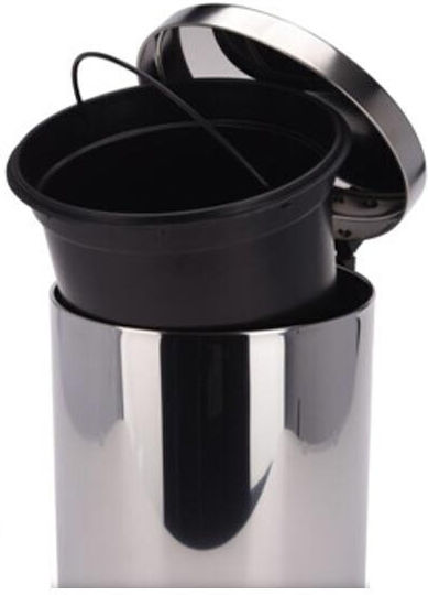 Silver Waste Bin 30lt Silver Waste Bin 30lt