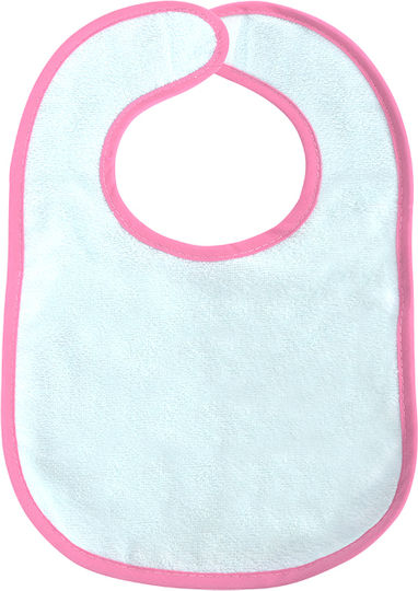 Lorelli Bib Fabric with Hoop & Loop Fastener Pink for 0 m+ 7pcs