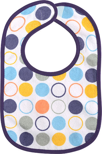 Lorelli Bib Fabric with Hoop & Loop Fastener Blue for 0 m+ 7pcs