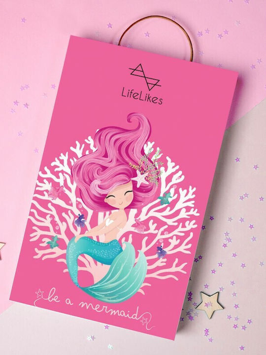 Easter Candle Disney Princess Square with Box Mermaid 28.5cm Pink (Miscellaneous Designs)