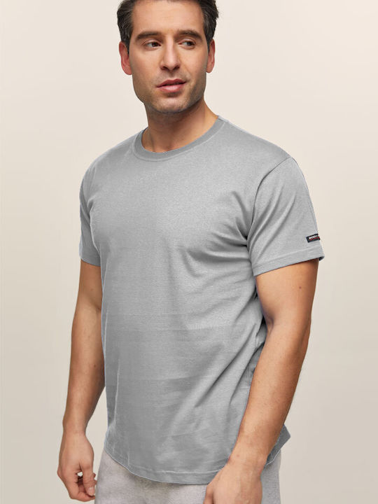 Bodymove Herren T-Shirt Kurzarm Gray