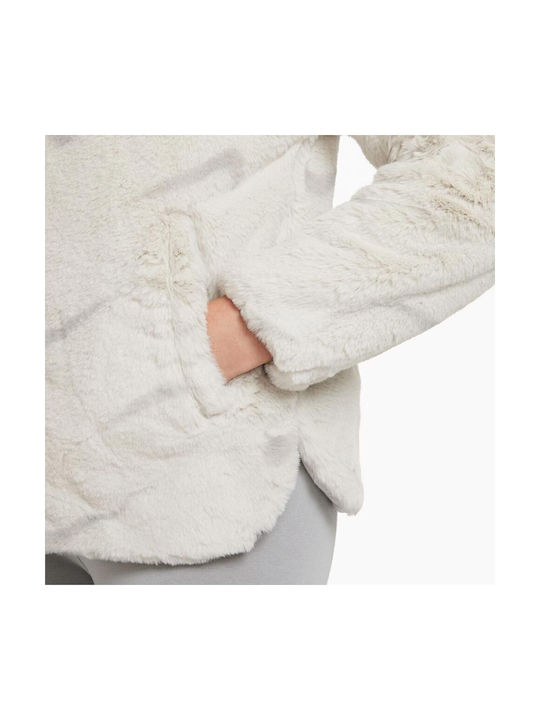 Kids' Sports Jacket Short with Hood White Sportswear